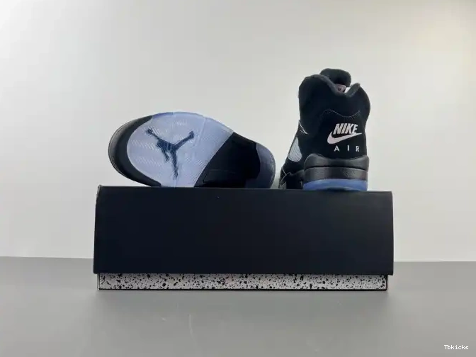 Rep TBK Metallic HF3975-001 Air Jordan 5 Reimagined Black 0613
